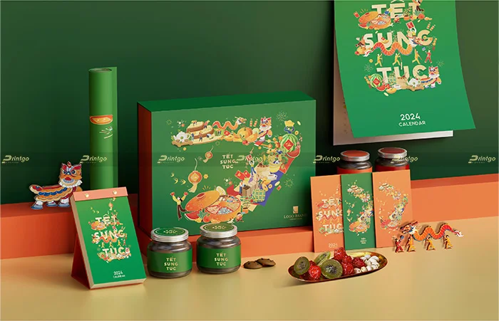Brandgo và Printgo: Giới thiệu bộ sưu tập hộp quà tết thiết kế Sung Túc 2024 