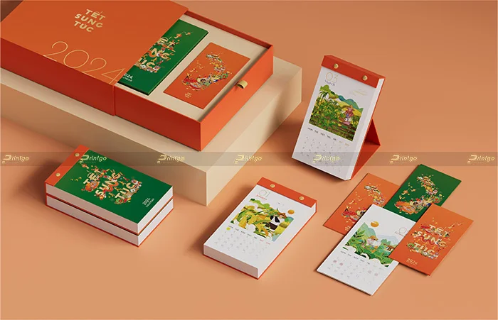 Sản phẩm lịch thuộc bộ sưu tập Sung Túc