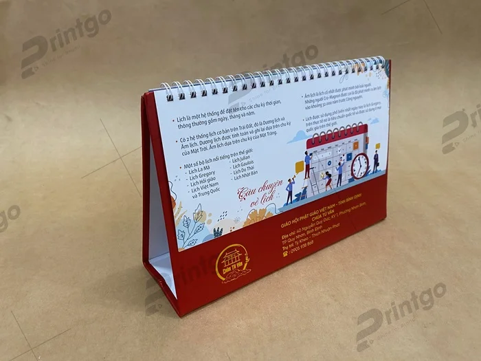 Bộ lịch Chữ A số 1