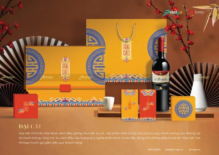 Hộp quà Tết Đại Cát