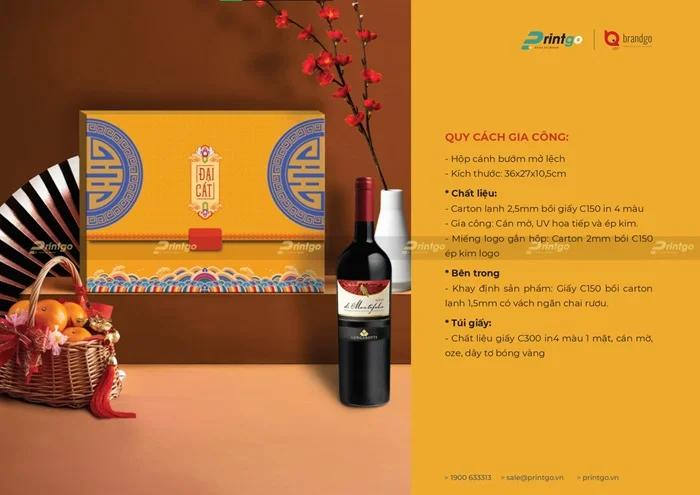 Hộp quà Tết Đại Cát