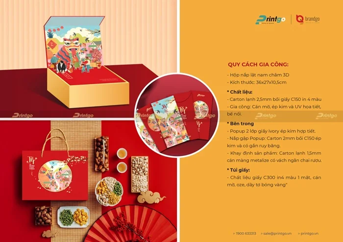 Hộp quà Tết Phiên Chợ Tết
