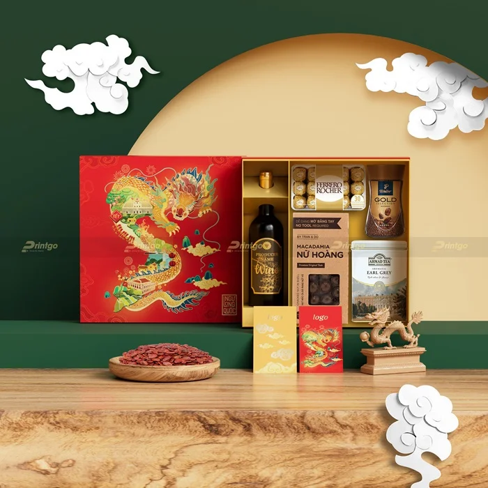 Hộp quà Tết Ngự Long Quốc