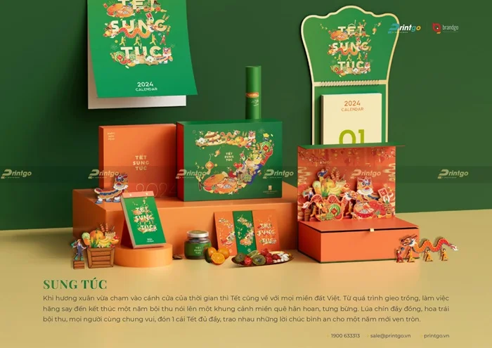 Hộp quà Tết Sung Túc
