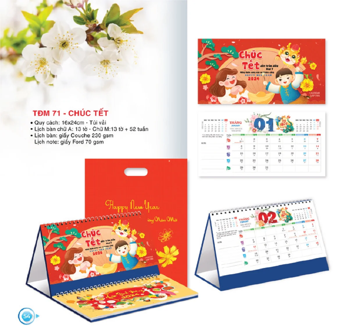 Một số mẫu lịch để bàn được khách hàng lựa chọn nhiều nhất