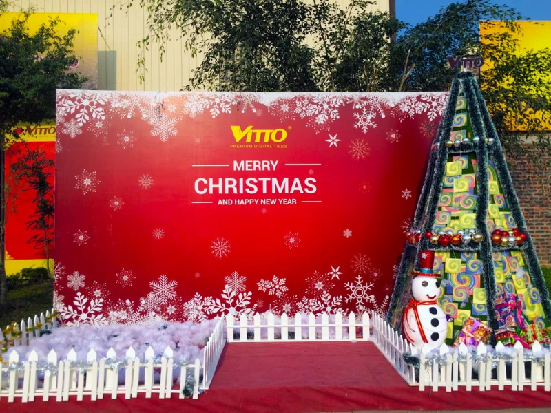 Những mẫu backdrop trang trí noel đẹp nhất