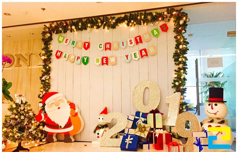 Những mẫu backdrop trang trí noel đẹp nhất