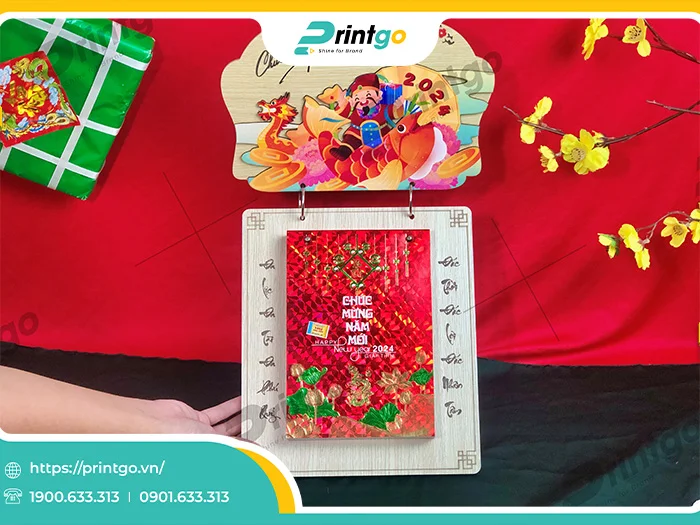 Bảng báo giá lịch gỗ 2024 của Printgo mới nhất hiện nay
