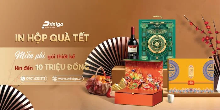 CHƯƠNG TRÌNH ƯU ĐÃI KHI IN HỘP QUÀ TẾT - MIỄN PHÍ GÓI THIẾT KẾ LÊN ĐẾN 10 TRIỆU ĐỒNG 