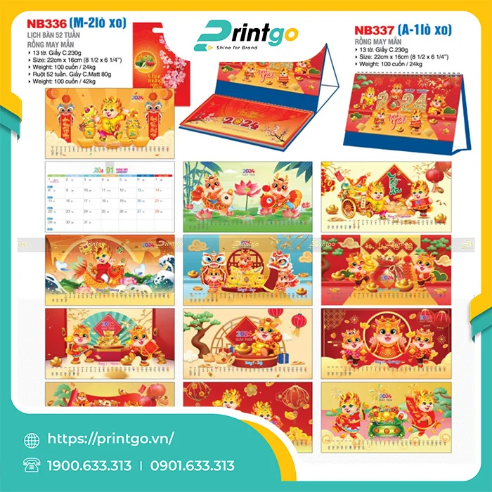 Giấy in lịch để bàn loại nào tốt nhất hiện nay