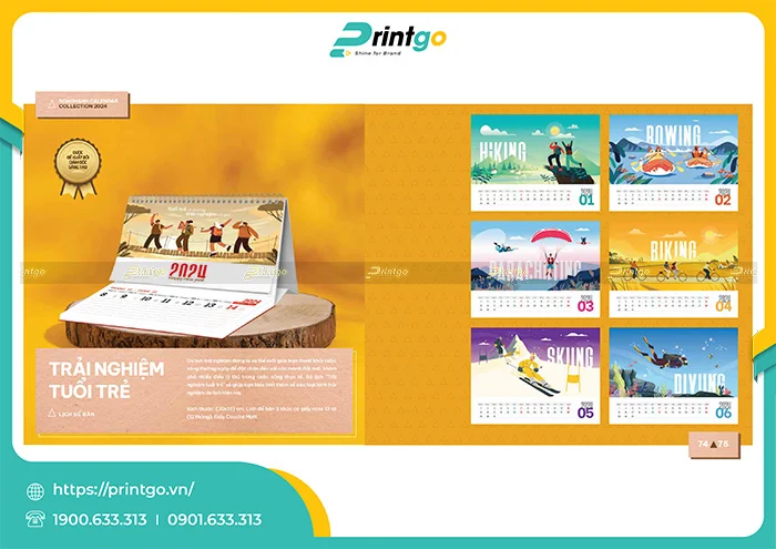 Giấy in lịch để bàn loại nào tốt nhất hiện nay