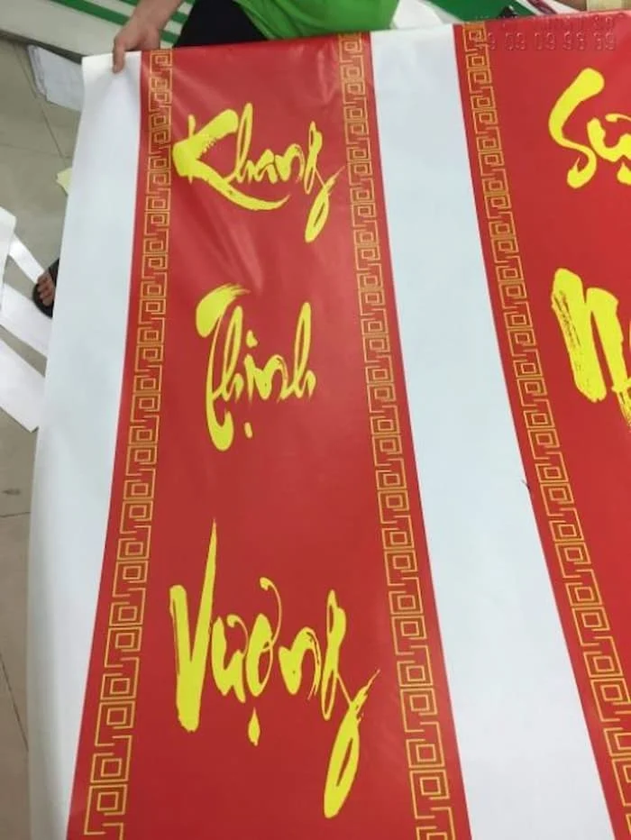 In chữ Tết thư pháp và 20+ mẫu chữ thư pháp Tết đẹp