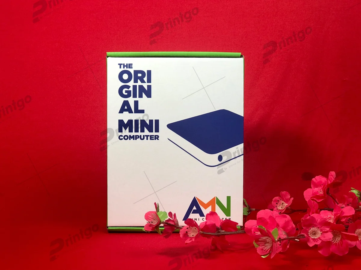 Hộp quà màu xanh trang nhã