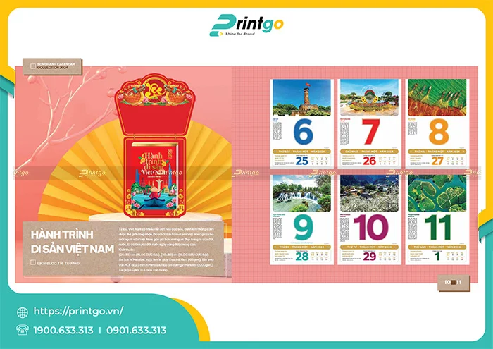 Tổng hợp 15 mẫu khánh lịch bloc tết 2024 đẹp, giá tốt nhất thị trường