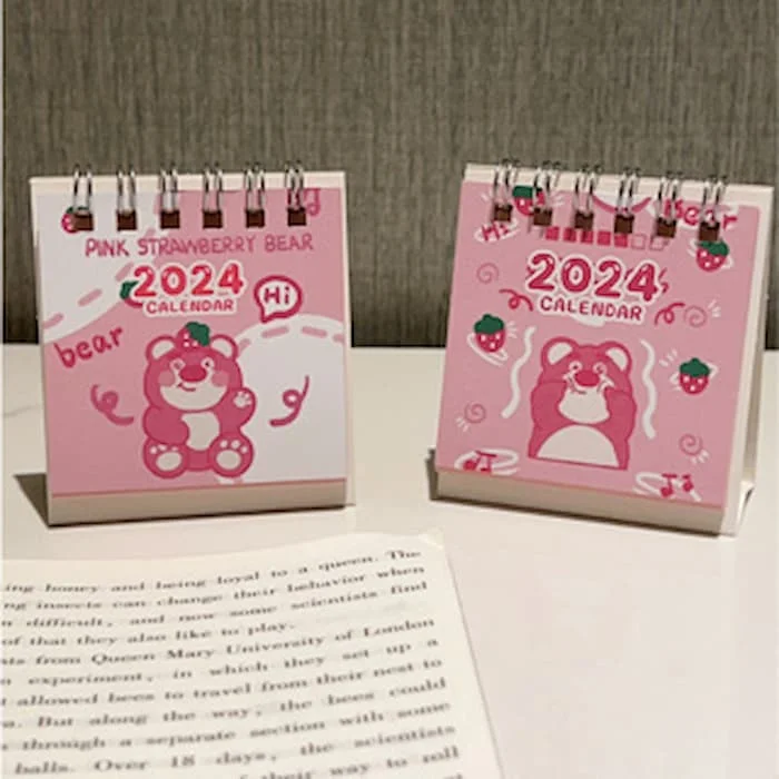 Top 20 mẫu lịch để bàn mini cute dễ thương nhất 2024 