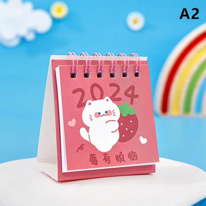 Top 20 mẫu lịch để bàn mini cute dễ thương nhất 2024 