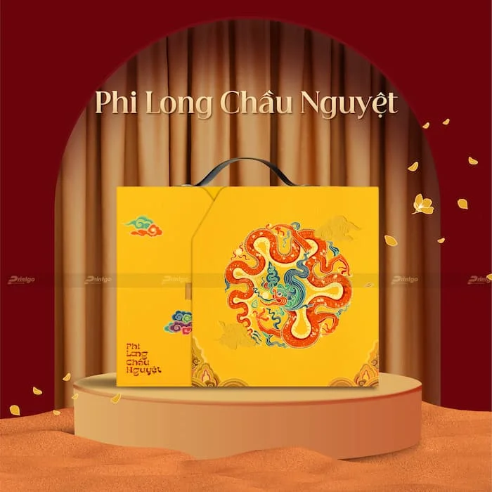 Hộp quà tết Phi Long Chầu Nguyệt
