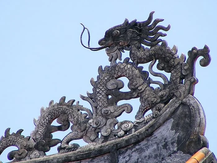 Rồng được ứng dụng trong lĩnh vực kiến trúc