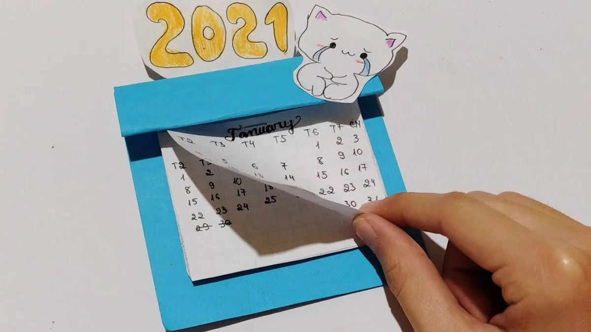 Các bước làm lịch treo tường