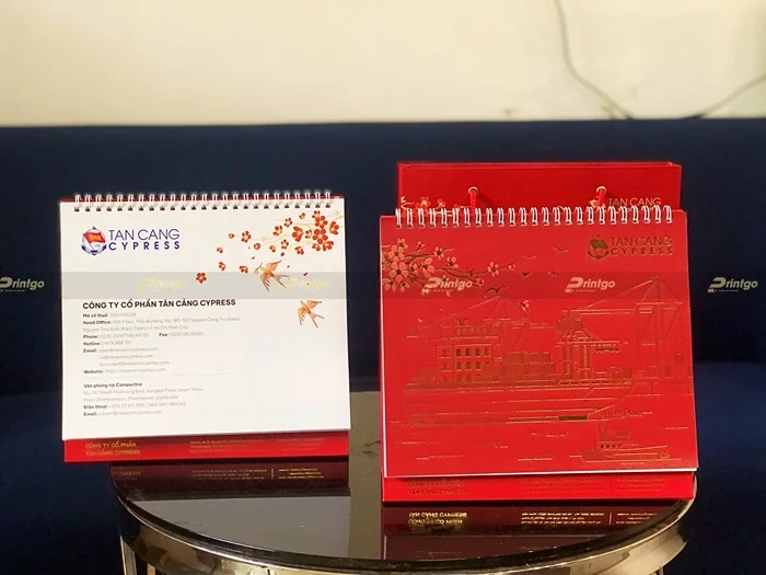 Chính diện lịch Tân Cảng 