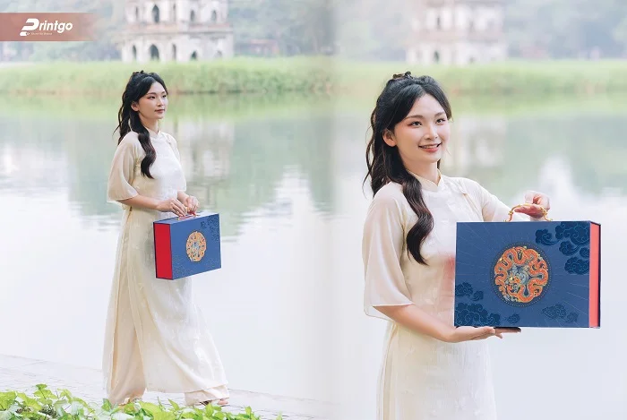 Hộp Phi Long Chầu Nguyệt