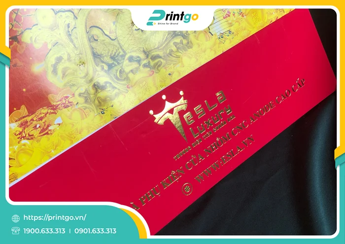 Ép kim logo thương hiệu