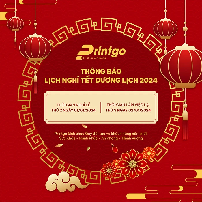THÔNG BÁO: Lịch nghỉ Tết Dương Lịch 2024
