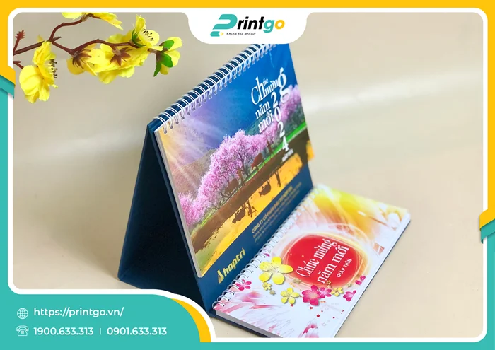Lịch để bàn ấn tượng