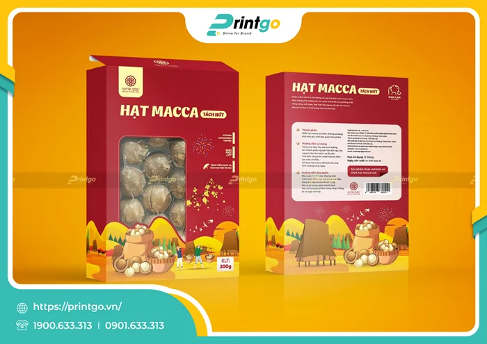 Hộp Macca tách nứt