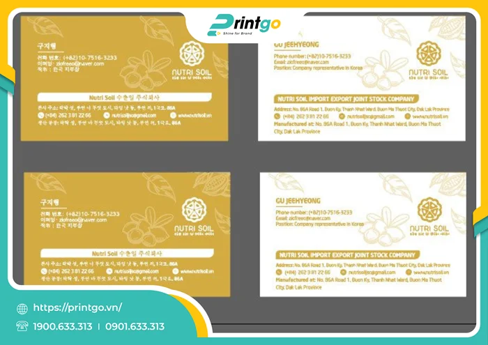 Namecard hiện đại