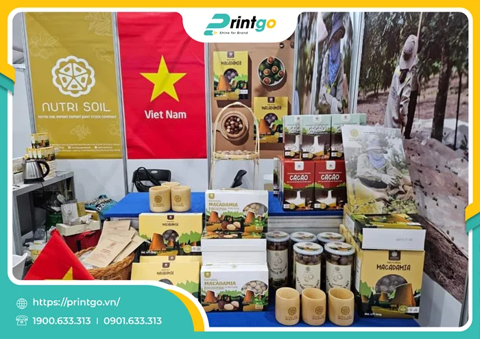 Các sản phẩm được trung bày trong buổi triển lãm