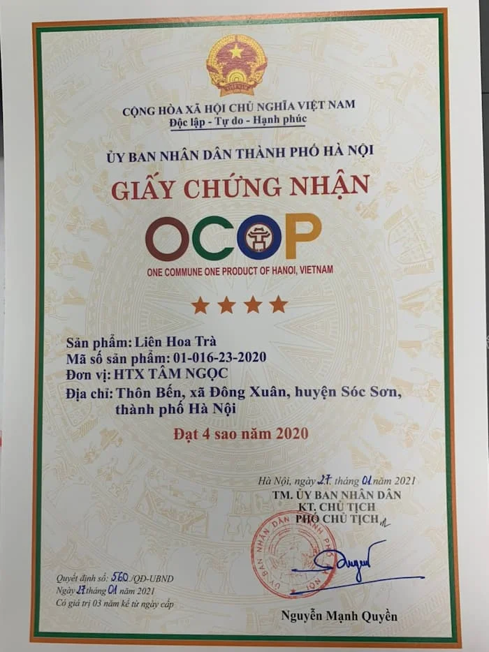 Cập nhật mới nhất: Toàn thành phố Hà Nội có thêm 104 sản phẩm OCOP được công nhận 4 sao