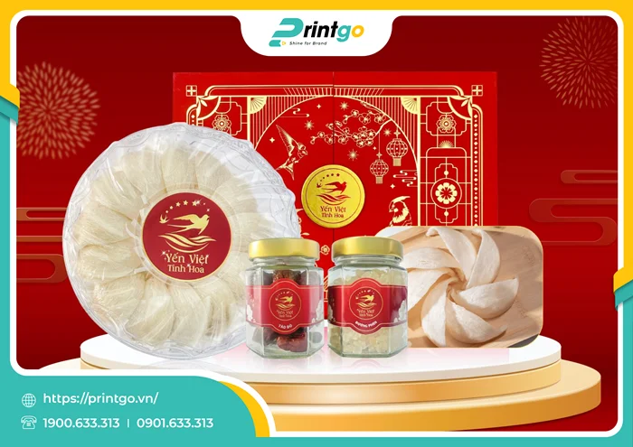 Yến Việt Tinh Hoa và Printgo: thiết kế bao bì Yến - thượng phẩm đất Việt