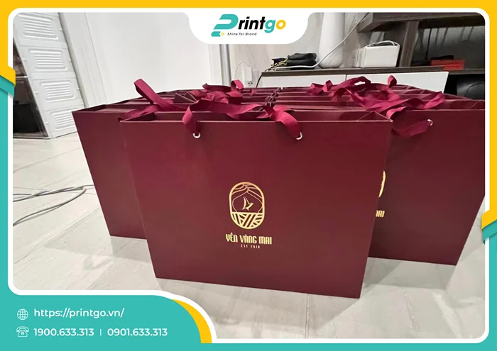 Túi giấy chắc chắn, bền màu