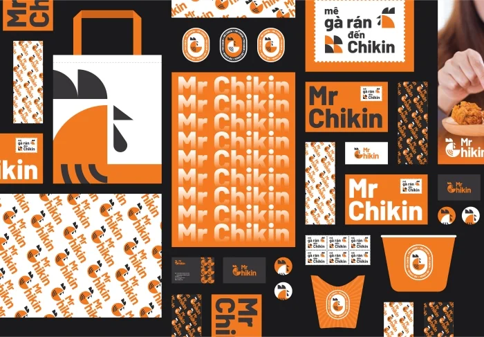 [BRANDING]Chikin xuất hiện tại Tây Ban Nha với logo hiện đại, độc đáo