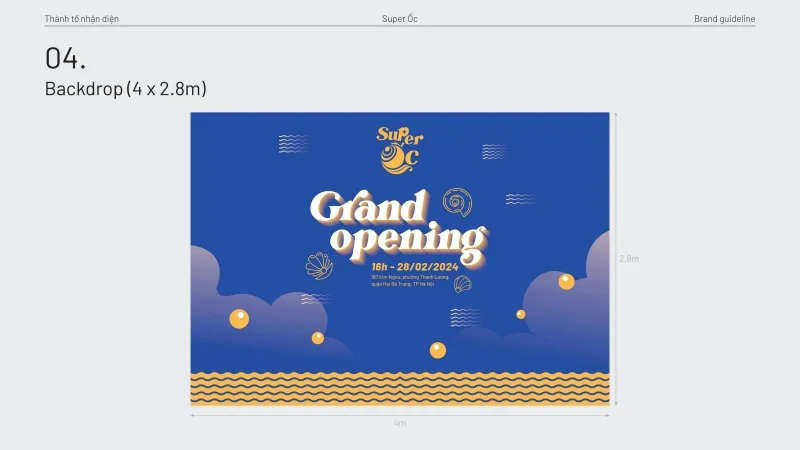 [BRANDING] Ra mắt thương hiệu Super Ốc với bộ nhận diện khẳng định chất lượng