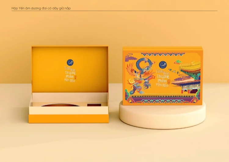 [Branding] Thiết kế bao bì Go Bird's Nest mang phong cách cung đình