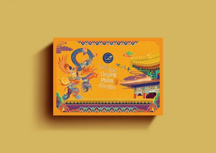 [Branding] Thiết kế bao bì Go Bird's Nest mang phong cách cung đình