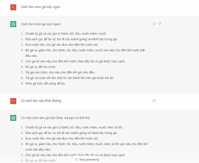 ChatGPT trợ giúp cho các vấn đề bạn đưa ra nhanh chóng và hiệu quả