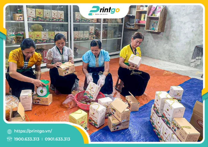 Bao bì mang đậm bản sắc người dận tộc Thái Trắng