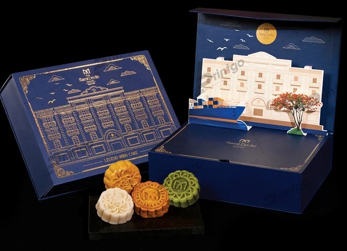 Hộp đựng bánh trung thu Popup 3D