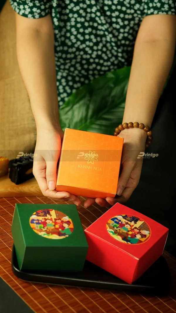 Khánh Nga và Printgo: Thiết kế và in bộ hộp đựng bánh trung thu cao cấp