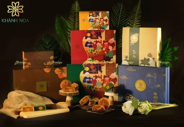 Khánh Nga và Printgo: Thiết kế và in bộ hộp đựng bánh trung thu cao cấp