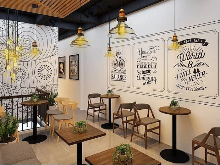 Tranh canvas đóng vai trò quan trọng đối với không gian quán cafe