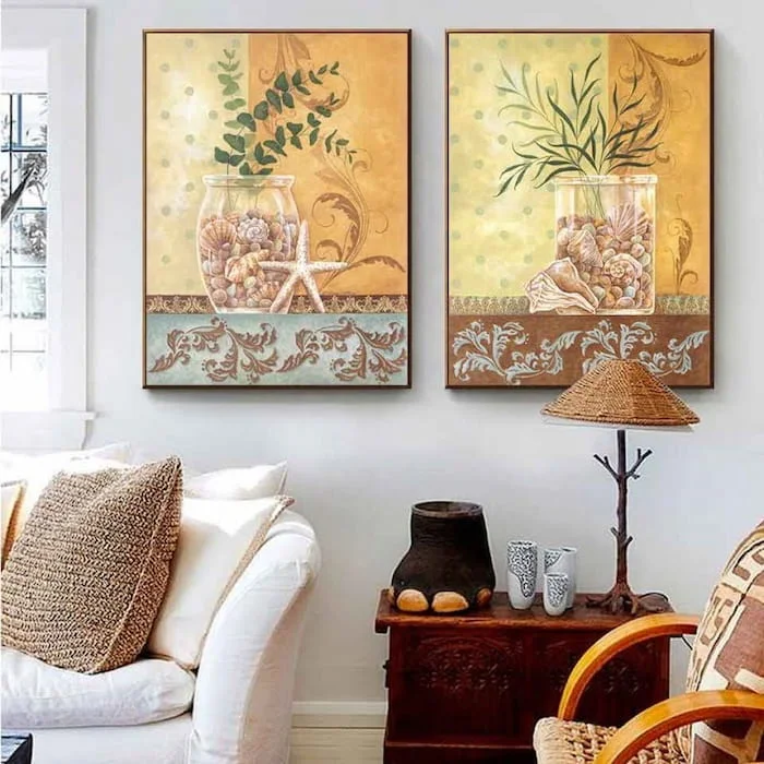 Tranh vintage mang đến cảm giác hoài cổ