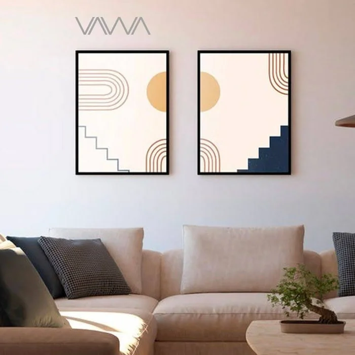 Phong cách tranh canvas minimalist được ưa chuộng bởi sự tinh tế, đơn giản