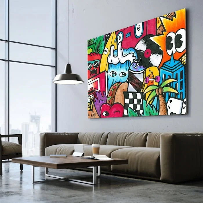 Tranh Pop Art mang lại màu sắc và năng lượng 