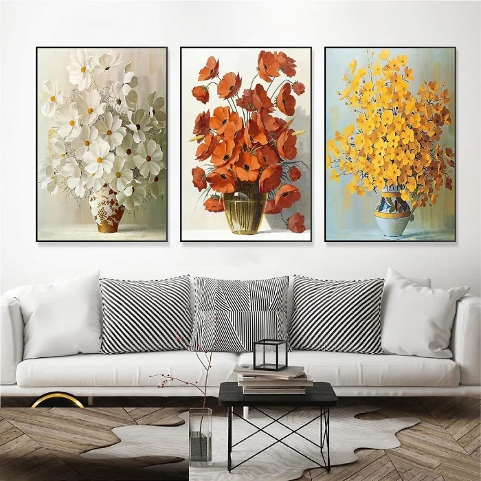 Tranh canvas trở thành một phần không thể thiếu trong không gian nghệ thuật hiện đại