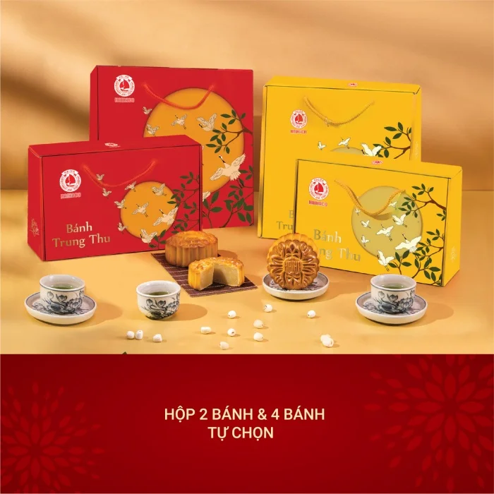 Tổng hợp các mẫu bao bì hộp bánh trung thu Hải Hà