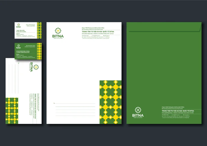 [Branding] Thiết kế logo thương hiệu BITNA hiện đại, cao cấp